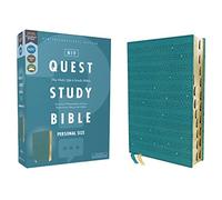 Quest Study Bible: New International Version, Teal, Leathersoft, Comfort Print, the Only Q and a Study Bible