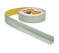 Rodapiés Flexible Autoadhesivo - 30 mm x 30 mm - Rodapié Plegable para Cocina, Baño - Cinta de sellado, Perfil PVC - Estanco, Decorativo (Verde claro, 10m)