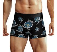 Question Everything Flat Earth - Calzoncillos tipo bóxer transpirables para hombre con gráficos, Multicolor, XXL