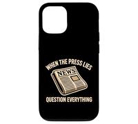 Question Media La protesta política resiste el Pensamiento crítico Carcasa para iPhone 12/12 Pro