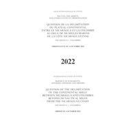 Question of the Delimitation of the Continental Shelf Between Nicaragua and Colombia Beyond 200 Nautical Miles from the Nicaraguan Coast (Nicaragua V. ... Des Arrêts, Avis Consultatifs Et Ordonnances)