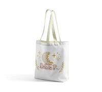 Questo Casa Bolsa de compras impresa con asas, bolsa de compras reutilizable, bolsa de compras, lavable a máquina, plegable, bolsa de tela de lona, tamaño: 34 x 40 cm, multicolor, 34X40 Cm, Utilidad