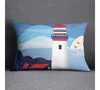 Questo Casa Funda de cojín Decorativa, Funda de cojín, decoración del hogar, para sofá, cafetería, tamaño: 35 x 50 cm, diseñada y Fabricada en Türkiye