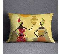 Questo Casa Funda de cojín Decorativa, Funda de cojín, Funda de Almohada, decoración del hogar, para sofá, café, tamaño: 35 x 50 cm, diseñada y Fabricada en Türkiye