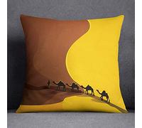 Questo Casa Funda de cojín Decorativa, Funda de cojín, Funda de Almohada, decoración del hogar, para sofá, café, tamaño: 45 x 45 cm, diseñada y Fabricada en Türkiye