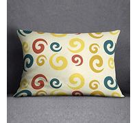 Questo Casa Funda de cojín Decorativa, Funda de cojín, Funda de Almohada, decoración del hogar, para sofá, café, tamaño: 35 x 50 cm, diseñada y Fabricada en Türkiye