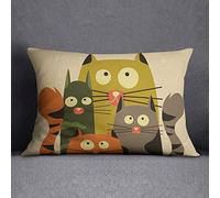 Questo Casa Funda de cojín Decorativa, Funda de cojín, Funda de Almohada, decoración del hogar, para sofá, café, tamaño: 35 x 50 cm, diseñada y Fabricada en Türkiye