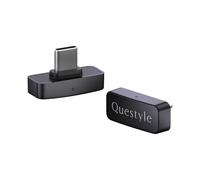 Questyle QCC Dongle Pro USB-C - Adaptador Bluetooth Bluetooth 5.4 con LDAC, aptX sin pérdidas y aptX adaptable, transmisor inalámbrico sin pérdidas para conectar auriculares y auriculares inalámbricos