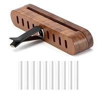 Quesuc 1 Pieza Difusor De Aceites Esenciales Para Coche Auto Duft Difusor De Madera Para Aromatizar El Habitáculo Y Mejorar La Diversión De Conducción (9X2X1.5 Cm)