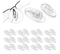 Quesuc 12 Pares Almohadillas Nasales Blandas De Silicona De Primera Calidad - Almohadillas Nasales Con Forma De Lágrima ‘’A’’ A Presión O Atornillables - 14 Mm