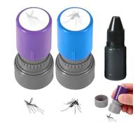 Quesuc 2 Piezas Sello Para Escuela Sello Fotopolímero De Broma Mosquito Diseño De Mosquito Negro Con Tinta Negra Para Efecto Realista De Plástico Para Proyectos Creativos, Bromas, Accesorios De Broma