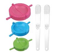 Quesuc 3 Piezas Molde Para Ravioles Dumpling Maker Formador De Pasta Con Espátula De Relleno Para Ravioles, Tortellini, Maultaschen Y Pelmen