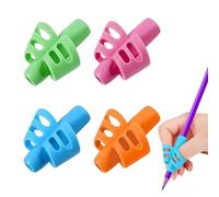 Quesuc Agarre Ergonómico Pack De 4 Empuñaduras Para Lápices Para Niños Y Adultos Adaptadores Para Zurdos Y Diestros Mejora La Escritura A Mano