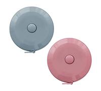 Quesuc Cinta Métrica Retráctil de Sastre Costura Cuerpo 150cm Cinta métrica telescópica 2 piezas con doble escala para medir longitud línea pecho cintura pierna y otros cortes portátiles multiusos