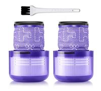 Queta 2pzs filtros para Dyson V11 Filtro de Repuesto Lavable para aspiradora Dyson V11 Serie SV14, con Cepillo de Limpieza, Filtro de Repuesto para Dyson V11 Serie SV14