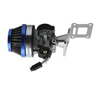 Queta Carburador para Motor de 2 tiempos 49cc 47cc 43cc, Carbu con Filtro de Aire Adecuado para Mini Pocket Bike, Go Kart, Quad, Dirt Bike ATV (4pcs)