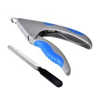 Queta Cortaúñas para Perros,Tijeras uñas Perro,Cortaúñas para Aseo de Mascotas con Lima de Uñas, Cortaúñas de uñas para Perros pequeños y medianos (Azul)