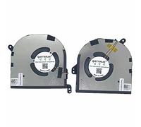 QUETTERLEE Ventilador de repuesto para CPU y GPU para Dell XPS 2020 Año 15 9500 9510 Precisión 5550 Serie 009RK6 0DJH35 EG50050S1-CG30-S9A EG50050S1-CG00-S9A DC5V