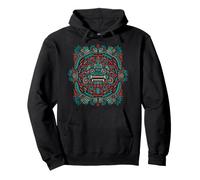Quetzalcóatl Azteca Piedra Sol Serpiente México Arte Azteca Sudadera con Capucha