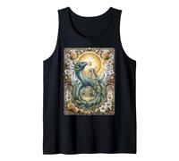 Quetzalcóatl Dios Azteca Mitología Myan Inca Christian Floral Camiseta sin Mangas