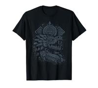 Quetzalcóatl Dios Azteca Serpiente Dragón Inca Civilización Maya Camiseta