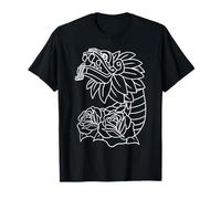 Quetzalcoatl Roses Azteca Serpiente Maya Tolteca Inca Camiseta