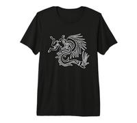 Quetzalcoatl. Serpiente Emplumada. Dios Azteca Camiseta Premium