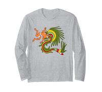 Quetzalcoatl. Serpiente Emplumada. Dios Azteca Manga Larga