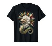 Quetzalcóatl Serpiente Emplumada Mitología Azteca Arte México Camiseta