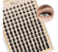 QUEWEL Manga-Lashes natürlich Aussehen weich und flauschig, Cluster-Lashes mit verschiedenen Make-up-Stilen, Anime-Wimpern benutzerfreundlich zu Hause (Manga-A-DDH)