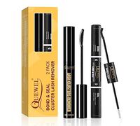 QUEWEL Pegamento y protector de pestaña para pestañas individuales, kit de eliminación de extensiones grandes, sello de unión y pegamento transparente (DE-QU-TH-BR01)