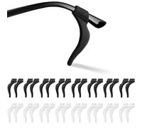 Qufiiry 16 Pares de Gafas Ganchos de Orejas, Patillas Gafas Silicona, Soporte Antideslizante para Gafas, Ganchos Universales de Silicona, Ideal para el Trabajo, Clases, Exteriores