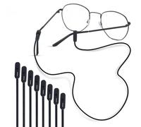 Qufiiry 8 Piezas Cordones para Gafas, Cuerda para Gafas, Correa de Silicona para Gafas de Sol, Cuerda Gafas Antideslizante Cordones para gafas para Mujer Hombre Niña Niño