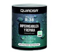 Quiadsa - BRIK-CEN R-38 - Impermeabilizante líquido de polímero MS - Gris - Aplicación en terrazas y cubiertas - Resistente a la intemperie - 1 kg