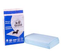 QUIBROPETS Empapadores Desechables para Perros 60x60 - Alfombrillas higiénicas para Entrenamiento de Mascotas - Atrayente de Micciones - 10 Unidades.