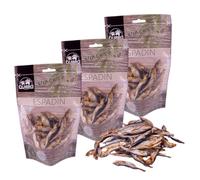 Quibropets Espadín deshidratadas, 100% Naturales y sin Cereales - Premios hipoalergénicos y saludables - Pack de 3 envases (3x100g) - Total 300g