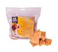 Quibropets Mini Filetes de Salmón - Chuches para Perros, Recompensas Naturales Sin Cereales, Snacks para Perros, Premios Deshidratados, 530g