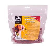 Quibropets Mini Salchichas de Cordero - Chuches para Perros, Recompensas Naturales Sin Cereales, Snacks para Mascotas, Premios Deshidratados, 530g