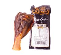 Quibropets Pack de 15 Huesos de Jamón Natural para Perros 350g - Snack Nutritivo, Rico en Proteínas, Refuerzo Dental y Entretenimiento Duradero (Hueso, Medio Hueso de Jamón)