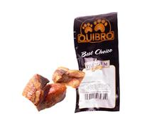 Quibropets Pack de 15 Huesos de Jamón Natural para Perros 350g - Snack Nutritivo, Rico en Proteínas, Refuerzo Dental y Entretenimiento Duradero (Hueso, Bocaditos de Jamón)
