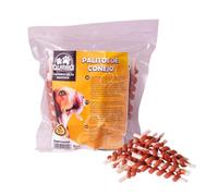 Quibropets Palitos de Conejo para Perros - Chuches para Perros, Recompensas Naturales Sin Cereales, Snacks para Mascotas, Premios Deshidratados, 530g