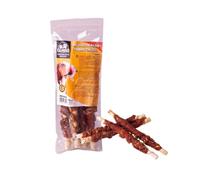 Quibropets Palitos de Pato Cuero Crudo - Chuches para Perros, Recompensas Naturales Sin Cereales, Snacks para Mascotas, Premios Deshidratados, 320g