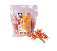 Quibropets Palitos de Pollo - Chuches para Perros, Recompensas Naturales Sin Cereales, Snacks para Mascotas, Premios Deshidratados, 530g