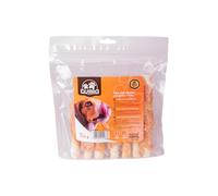 Quibropets Palitos de Pollo Cuero Crudo 17cm - Chuches para Perros, Recompensas Naturales Sin Cereales, Snacks para Mascotas, Premios Deshidratados, 320g