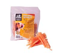 Quibropets Tiras Finas de Pollo - Chuches para Perros, Recompensas Naturales Sin Cereales, Snacks para Mascotas, Premios Deshidratados, 530g