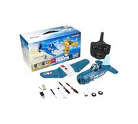 Quibuilds XK A500 RC EPP Avión de ala fija para adultos, 3D/6G 2.4G 4CH 350mm Envergadura, giroscopio de 6 ejes, regalo para fanáticos de la aviación, vuelo al aire libre (RTF)