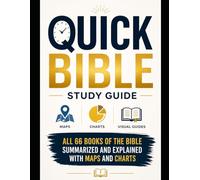 Quick Bible Study Guide With Maps, Charts and Visual Guides: All 66 Books of The Bible Summarized And Explained With Maps and Charts (High Impact Bible Summaries)