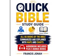 Quick Bible Study Guide With Maps, Charts and Visual Guides: All 66 Books of The Bible Summarized And Explained With Maps and Charts (High Impact Bible Summaries)
