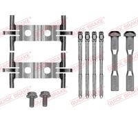QUICK BRAKE Set Accesorios Discos Frenos de Llanta Pastillas para Ford Focus III