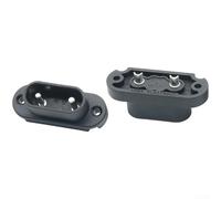 Quick Charge 2.0 Compatible Qc2+0 Circular Macho Hembra Litio para Puerto de Batería Nuevo Conector de Energía con Bloqueo Seguro para Sistemas de Impulsión Industrial Negro (QC2+0 macho/hembra)